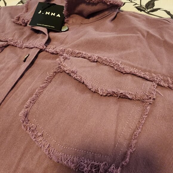 ROCK & ROLL Denim Purple/Lavender Women's Jacket NWT - Size S - Picture 8 of 9